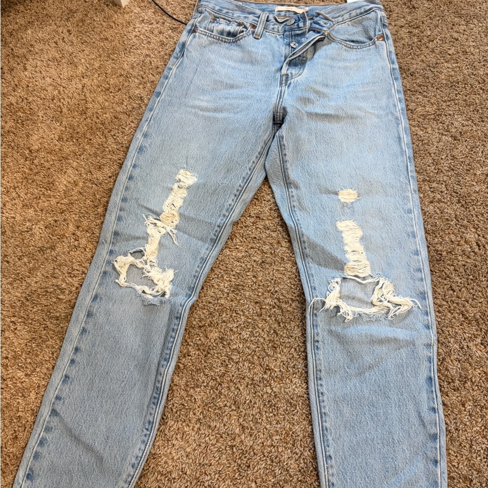 Levi’s Blue Distressed Women Jeans